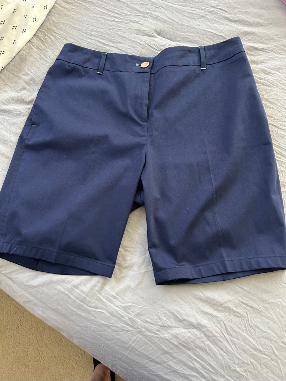 Ted Baker Navy Dress Bermuda Shorts